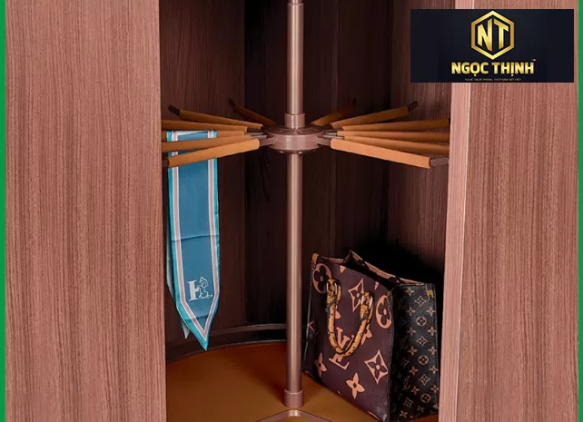 KỆ VẮT QUẦN ÁO TỦ GÓC HM-272 TẠI Phước An